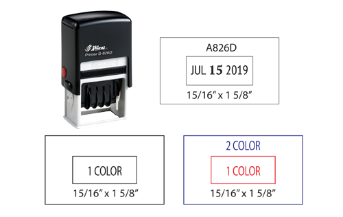 A826D Dater - 1 or 2 colors