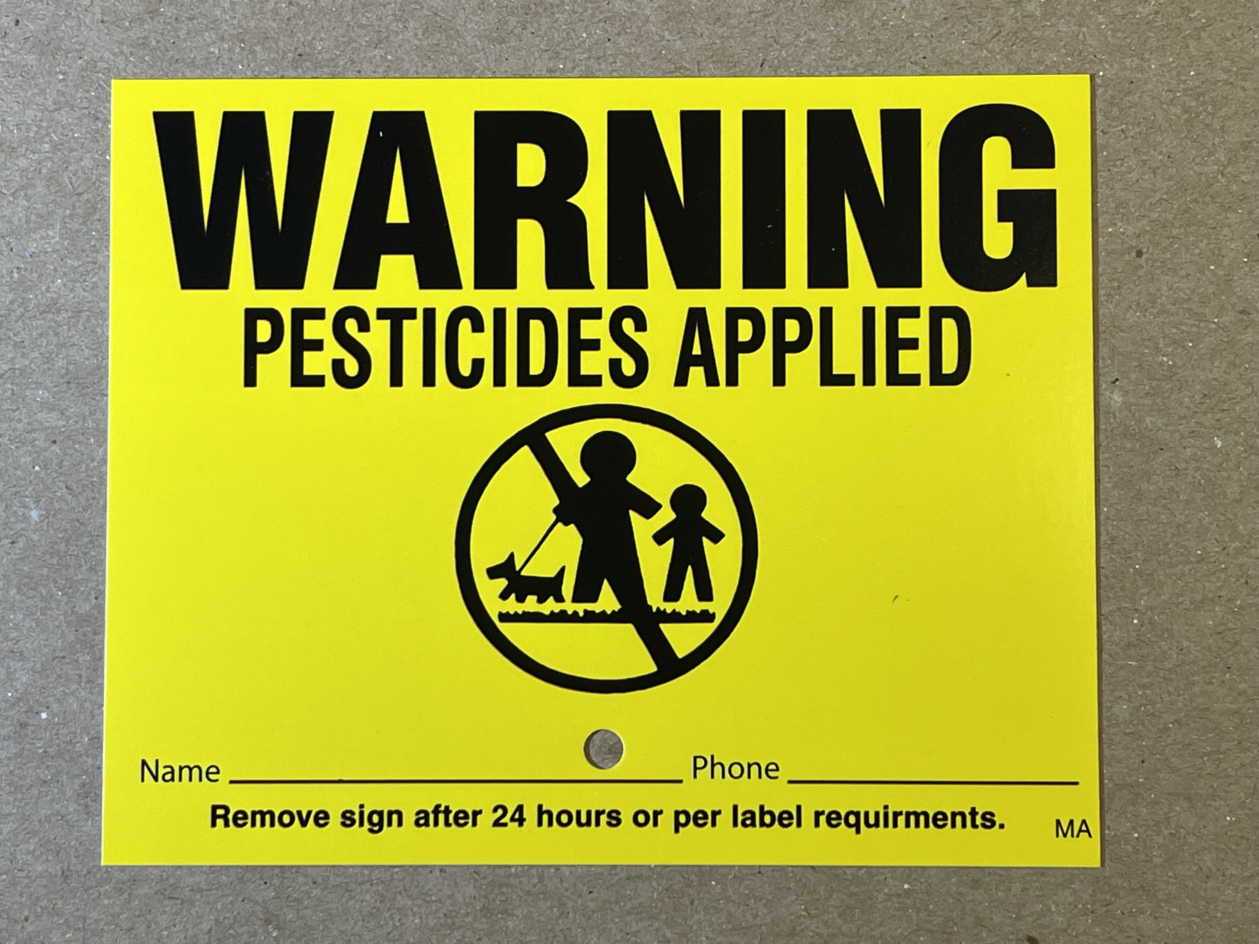 Massachusetts Lawn Signs Only